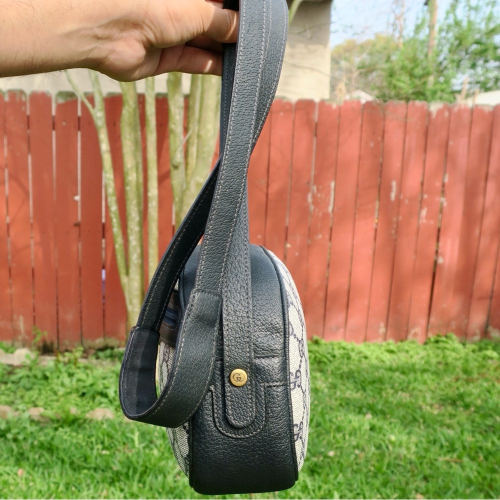 Vintage Gucci Ophidia GG Supreme Navy Blue Shoulder Bag/Crossbody - Picture 4 of 16
